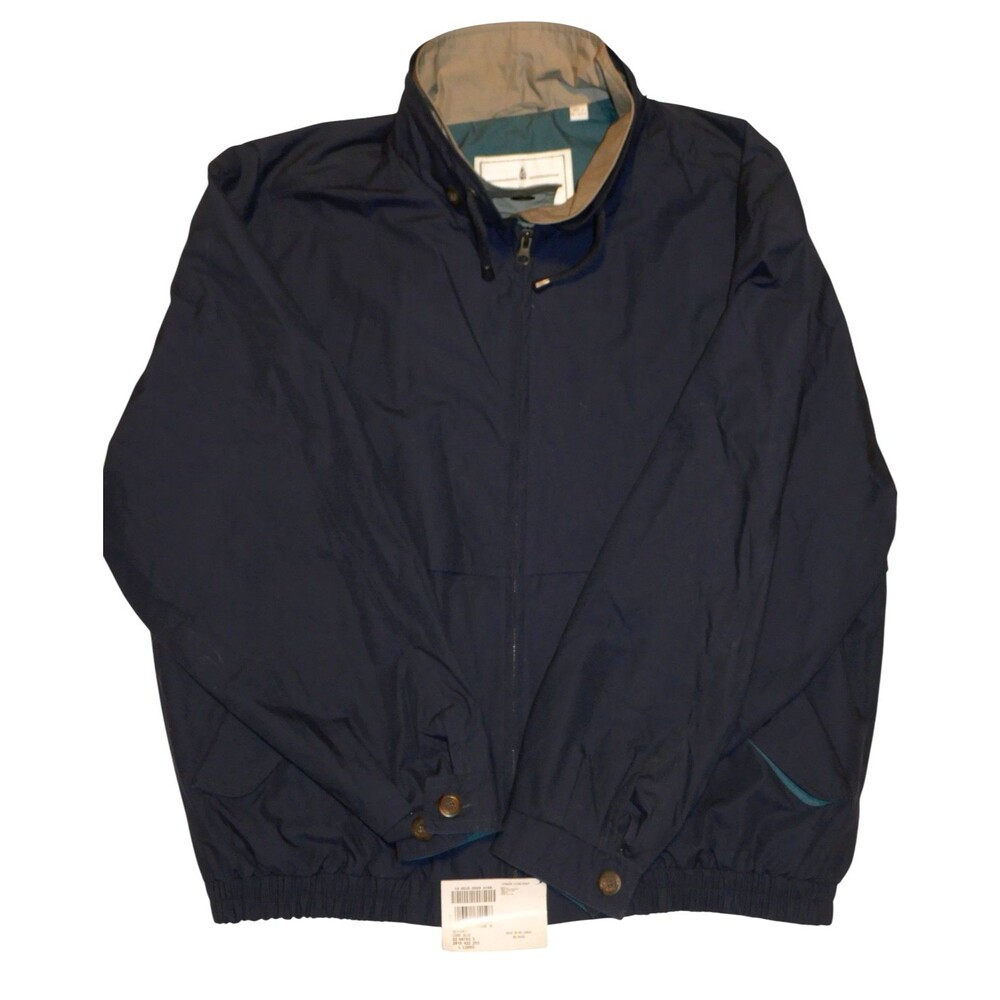 Towne from London Fog Severn Blue Jacket Size L NWT